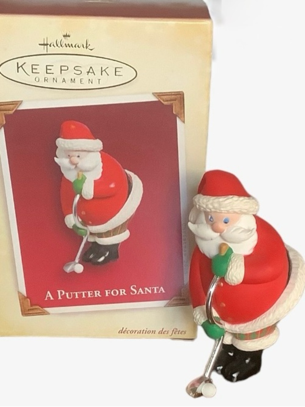 2005 Hallmark A Putter For Santa Ornament